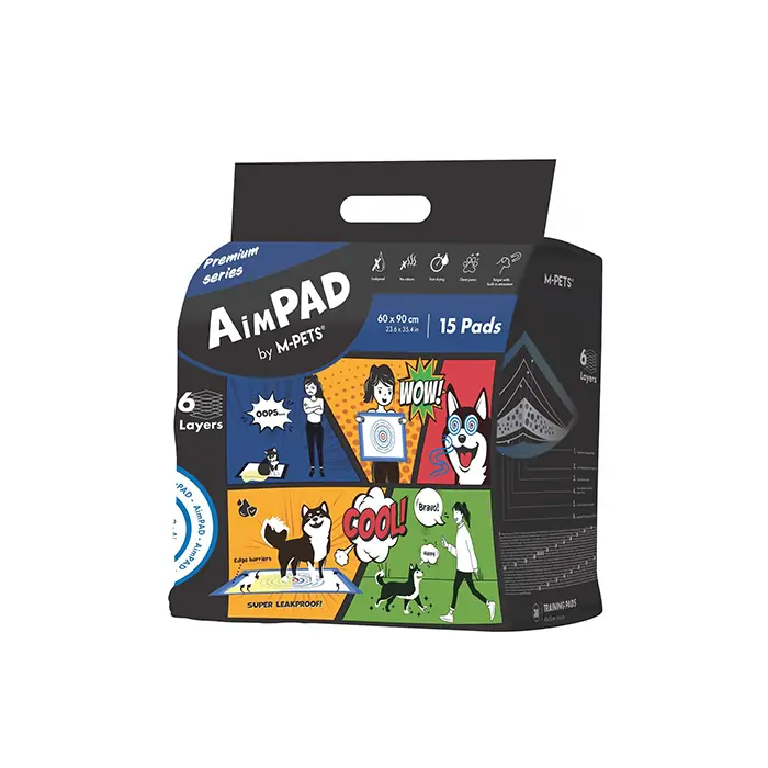 M-PETS AİPAD KÖPEK ÇİŞ EĞİTİM PEDİ 15Lİ 60X90CM
