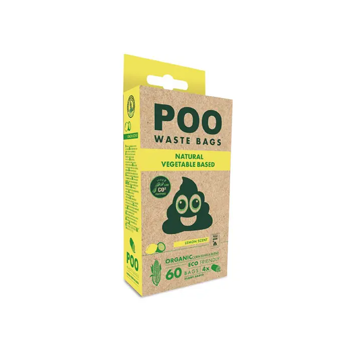 M-PETS NATURAL LİMON KOKULU DIŞKI TOPLAMA POŞETİ 15 YAPRAK 4LÜ PAKET