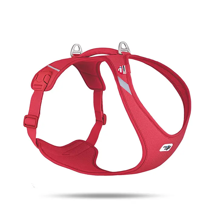 CURLİ BELKA HARNESS AİR-MESH KÖPEK GÖĞÜS TASMASI RED 2XLARGE
