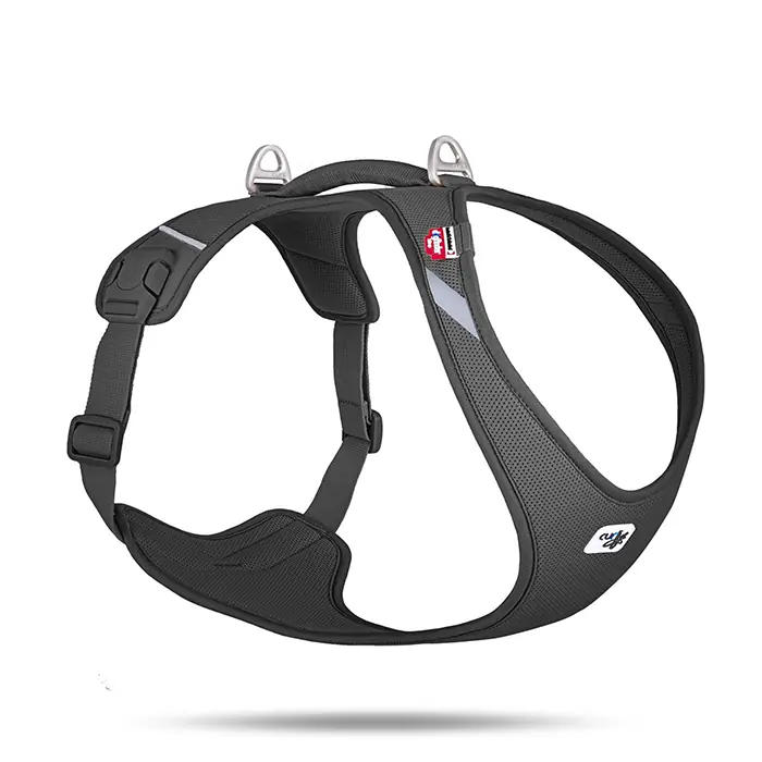 CURLİ BELKA HARNESS AİR-MESH KÖPEK GÖĞÜS TASMASI BLACK 4XLARGE