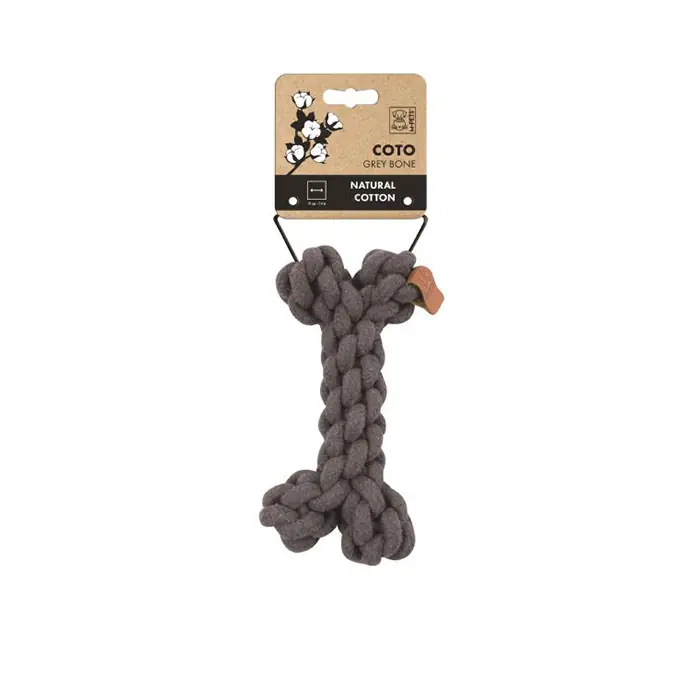 M-PETS COTO KEMİK ŞEKİLLİ ÖRGÜ KÖPEK OYUNCAĞI 19CM