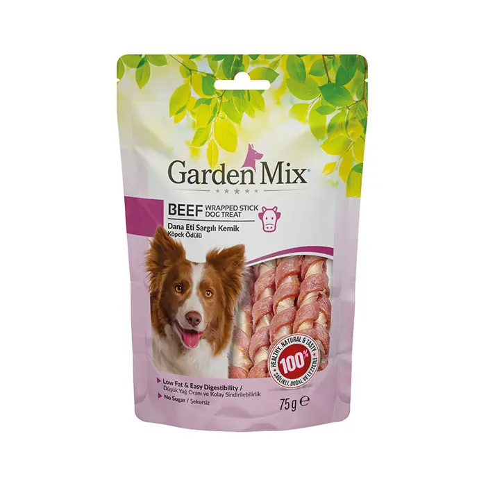 GARDEN MİX DANA ETLİ SARGILI STİCK KÖPEK ÖDÜLÜ 75 GR