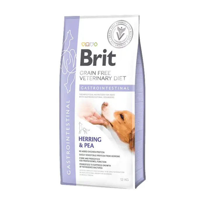 BRİT VETERİNARY DİET GASTROİNTESTİNAL SİNDİRİM SİSTEMİ DESTEKLEYİCİ TAHILSIZ KÖPEK MAMASI 12 KG