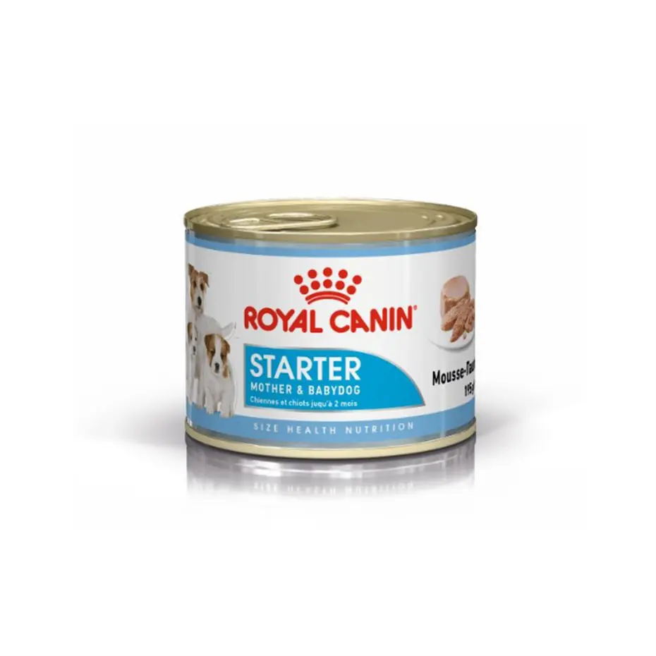 ROYAL CANİN STARTER MOUSSE ANNE VE YAVRULARI İÇİN KÖPEK KONSERVESİ 195 GR
