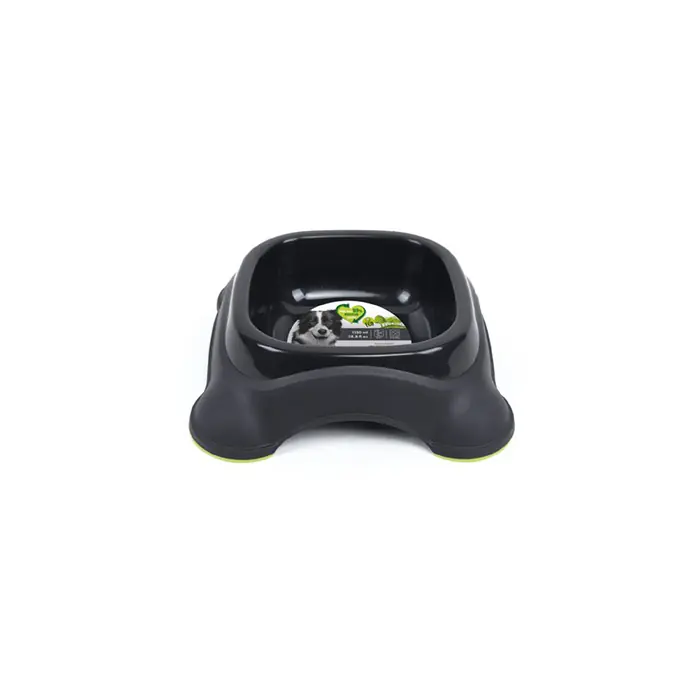 M-PETS ECO PLASTİK MAMA KABI SİYAH 1150ML