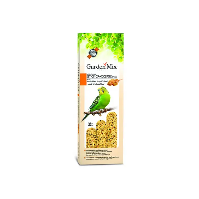 GARDENMİX PLATİN BALLI KUŞ KRAKERİ 3 LÜ