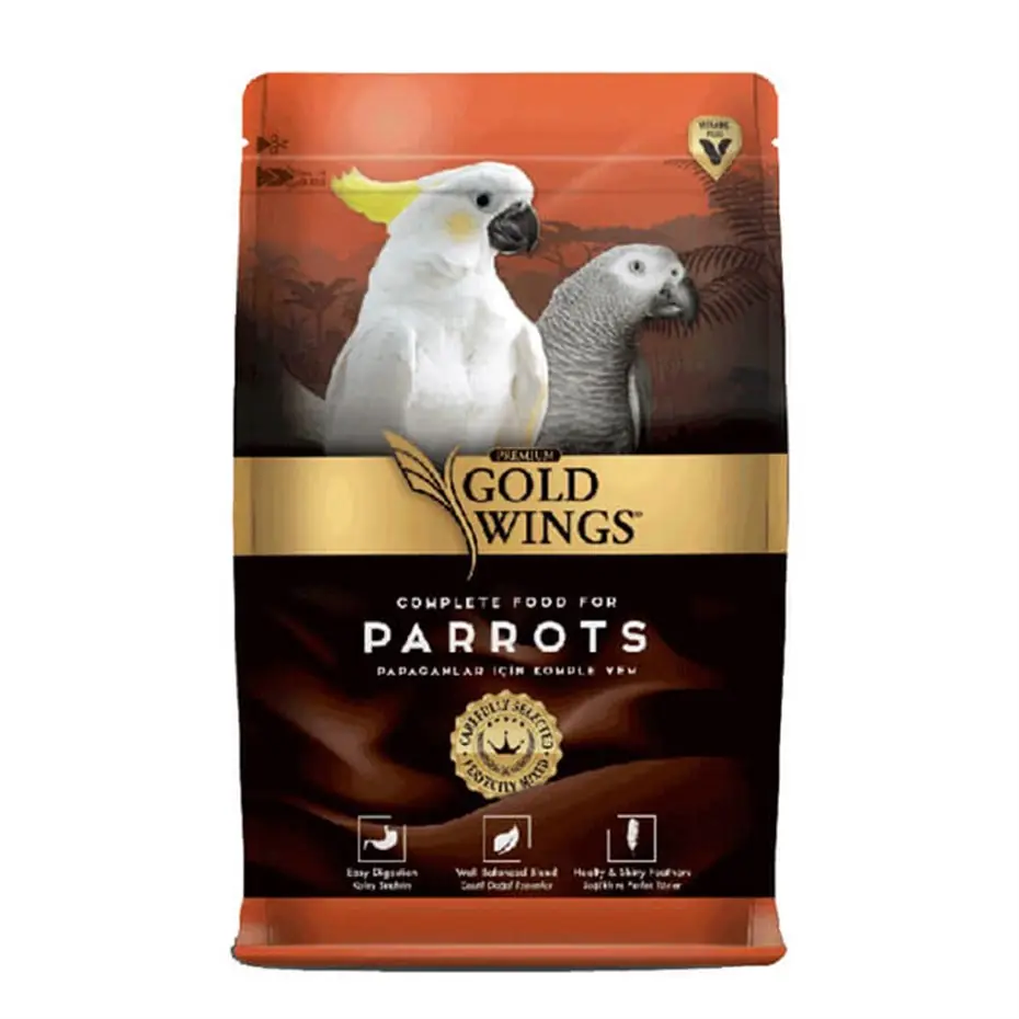 GOLD WİNGS PREMİUM PAPAĞAN YEMİ 750 GR