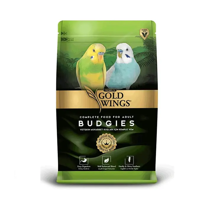 GOLD WİNGS PREMİUM BUDGİES MUHABBET KUŞU YEMİ 1 KG