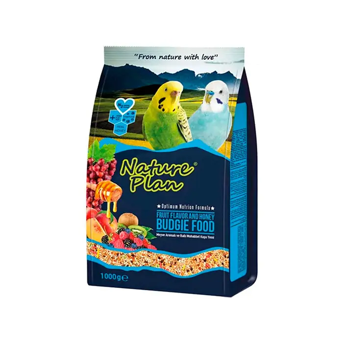 NATURE PLAN MEYVE AROMALI BALLI MUHABBET KUŞU YEMİ 1 KG