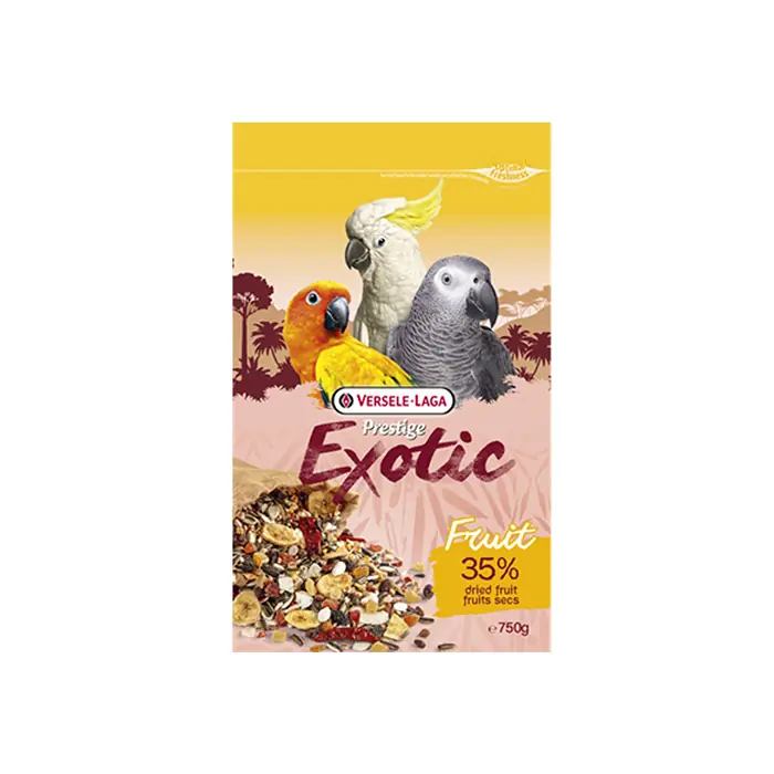 VERSELE LAGA PRESTİGE EXOTİC FRUİT KARIŞIK MEYVELİ PAPAĞAN YEMİ 750GR
