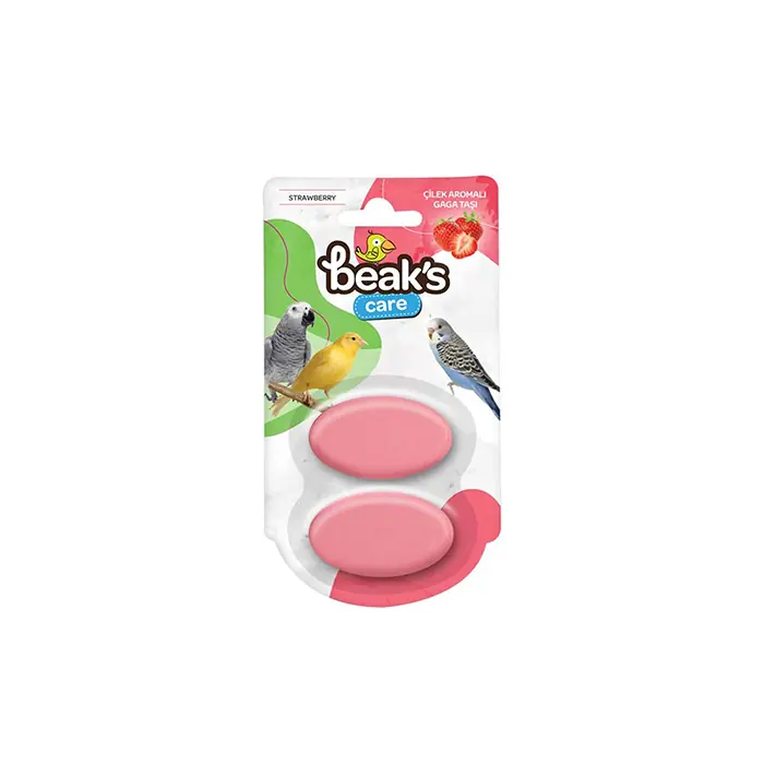 BEAKS ÇİLEK AROMALI GAGA TAŞI İKİLİ