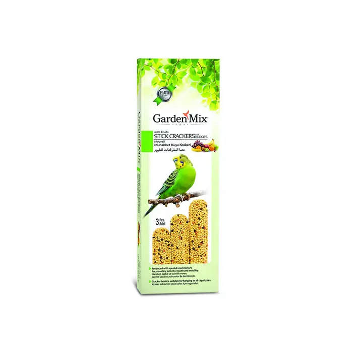 GARDENMİX PLATİN MEYVELİ KUŞ KRAKERİ 3 LÜ