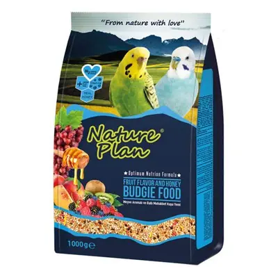 NATURE PLAN MEYVE AROMALI VE BALLI MUHABBET KUŞU YEMİ 1000G
