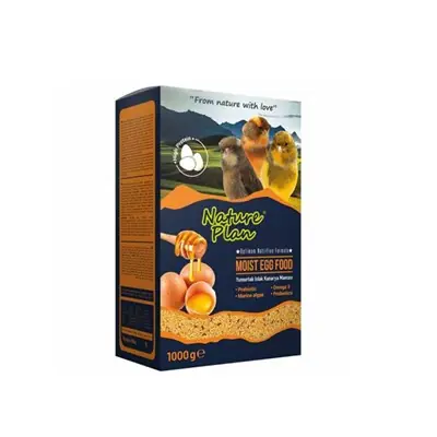 NATURE PLAN MOİST EGG FOOD - YUMURTALI ISLAK KANARYA MAMASI 1000 GR