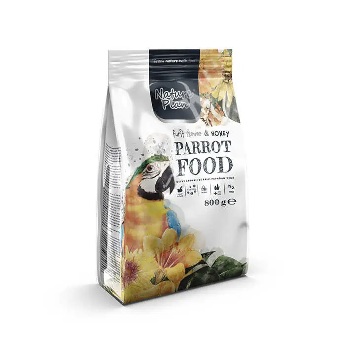 NATURE PLAN PAPAĞAN YEMİ 800GR