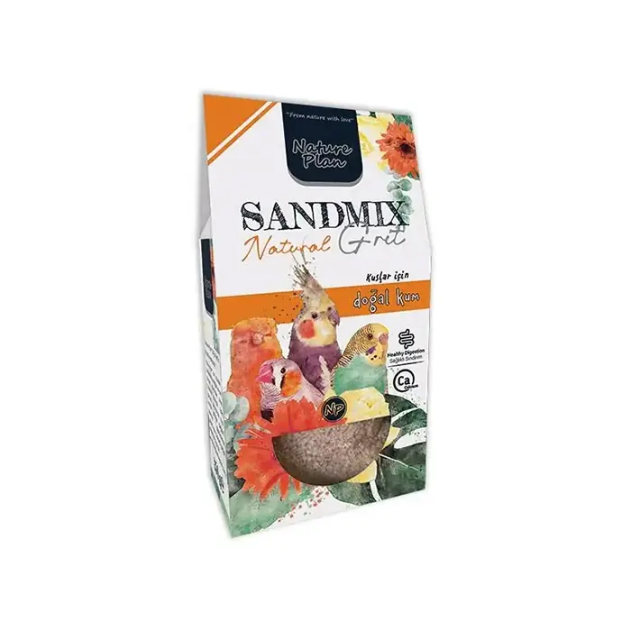 NATURE PLAN SANDMİX GRİT NATURAL KUŞ KUMU 250GR