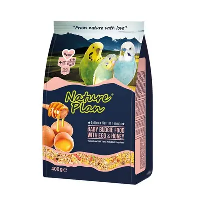 NATURE PLAN YUMURTALI BALLI YAVRU MUHABBET YEMİ 400G
