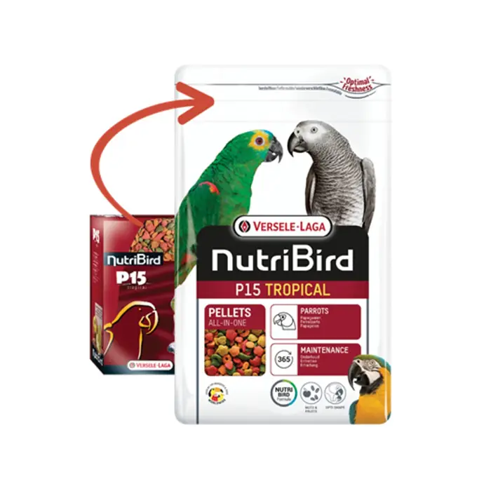 VERSELE LAGA NUTRİBİRD P15 TROPİCAL PAPAĞAN KUŞ YEMİ 1KG
