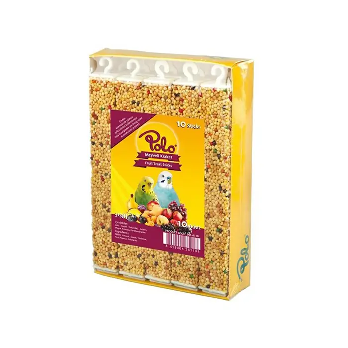 POLO MEYVELİ MUHABBET KUŞU KRAKERİ 10 LU PAKET 315 GR