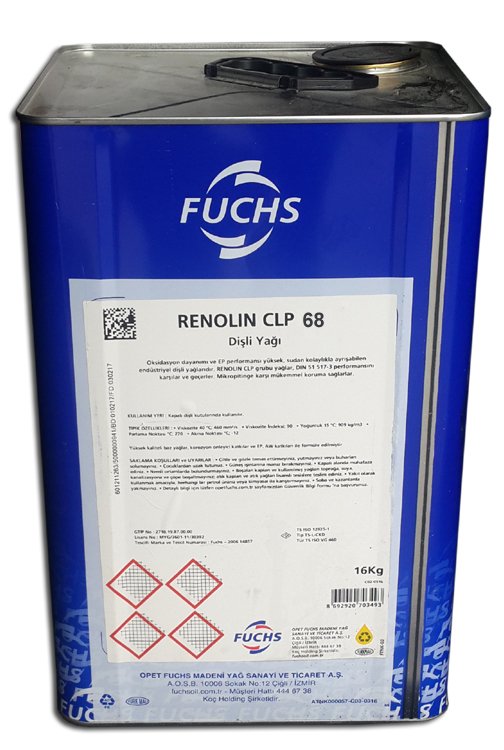 FUCHS RENOLİN CLP 68 - 16 KG ŞANZIMAN YAĞI