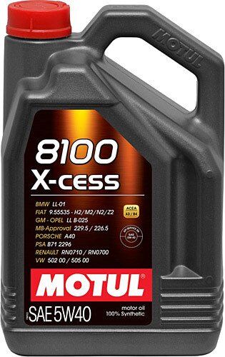 MOTUL 8100 X-CESS 5W-40 GEN2 - 5 LİTRE MOTOR YAĞI