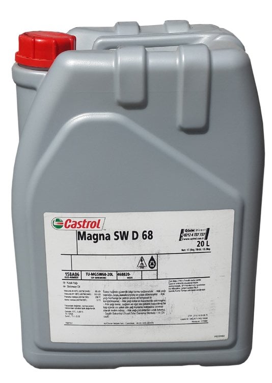 CASTROL MAGNA SW D 68 - 20 LİTRE KIZAK YAĞI