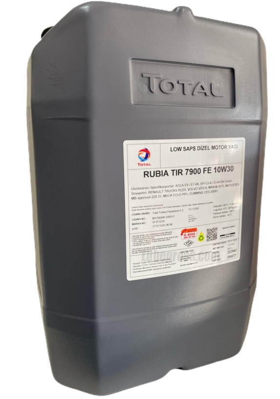 TOTAL RUBİA TIR 7400 FE 10W-30 20 LİTRE MOTOR YAĞI