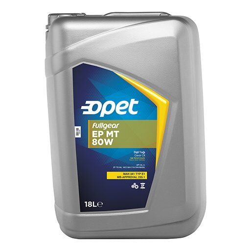 OPET FULLGEAR EP MT 80W - 18 LİTRE ŞANZIMAN YAĞI