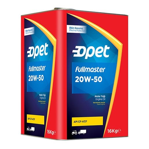 OPET FULLMASTER 20W-50 - 16 KG MOTOR YAĞI