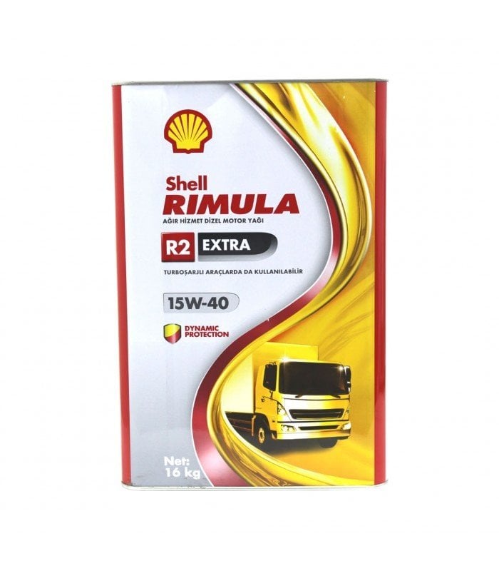 SHELL RİMULA R2 EXTRA 15W-40 - 18 LİTRE MOTOR YAĞI