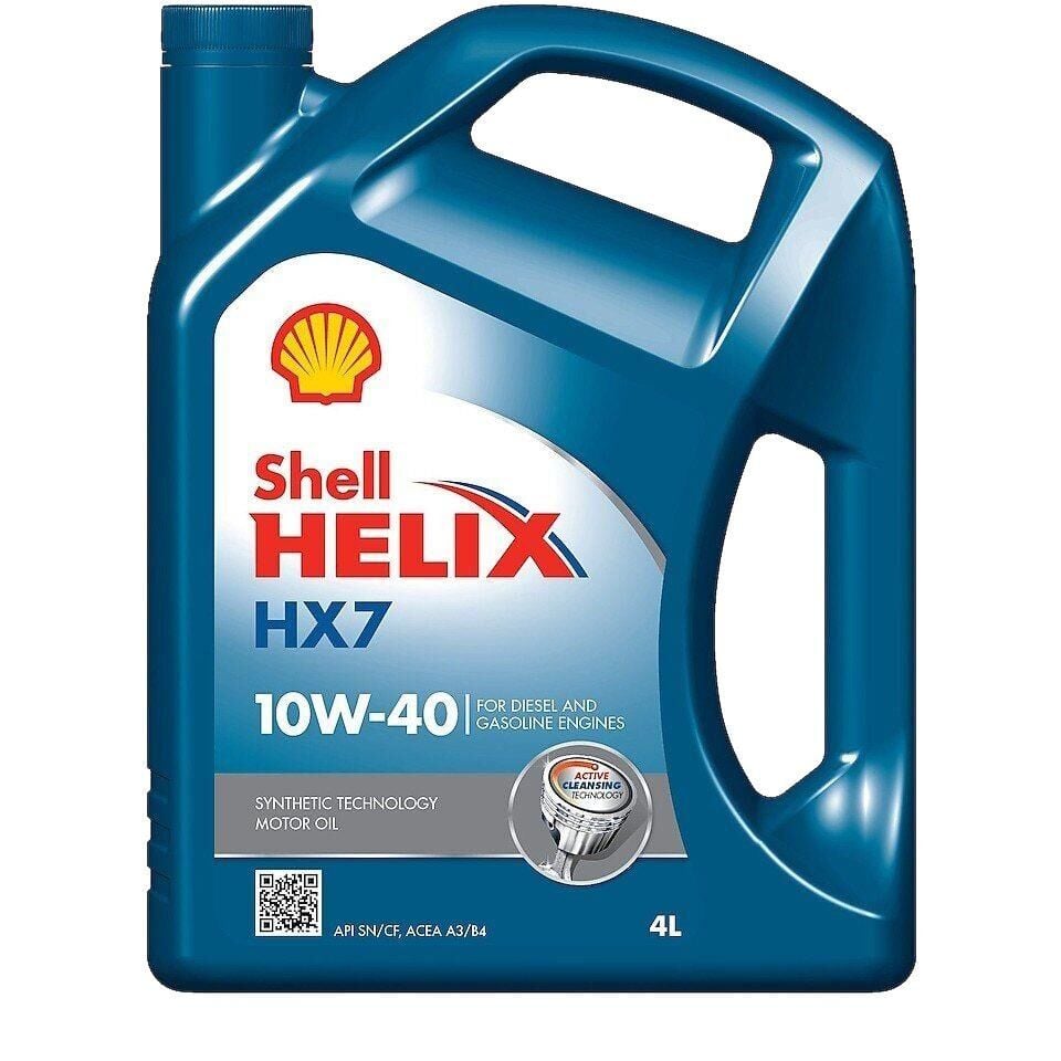 SHELL HELİX HX7 10W-40 - 4 LİTRE MOTOR YAĞI