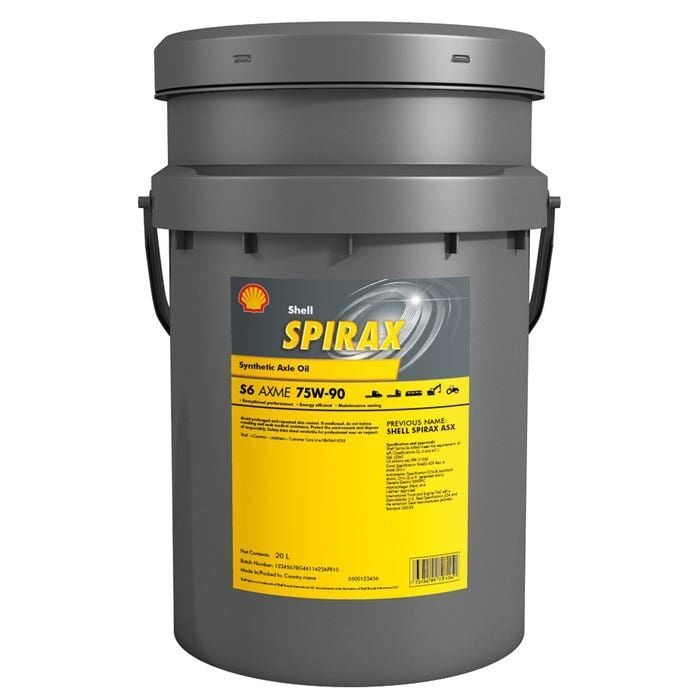 SHELL SPİRAX S6 AXME 75W-90 - 20 LİTRE YAĞ