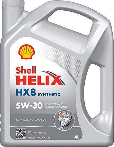 SHELL HELİX HX8 5W-30 - 4 LİTRE MOTOR YAĞI