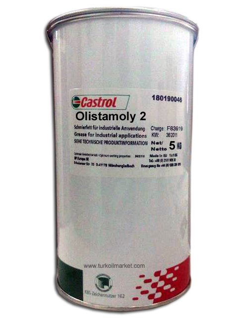 CASTROL OLİSTAMOLY 2 - 5 KG MOLİBDENLİ SİYAH GRES GRES YAĞI