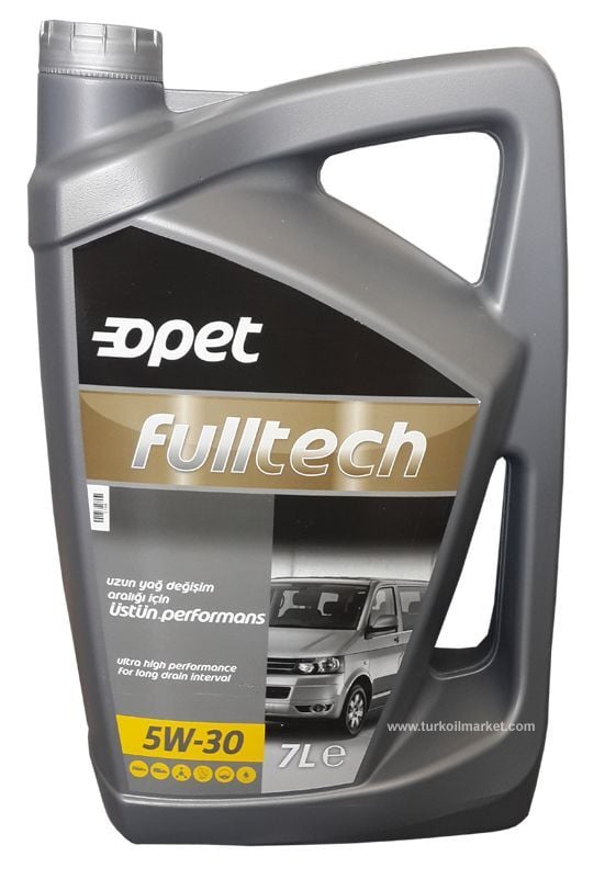 OPET FULLTECH 5W-30 - 7 LİTRE PARTİKÜLLÜ MOTOR YAĞI