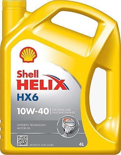 SHELL HELİX HX6 10W-40 - 4 LİTRE MOTOR YAĞI