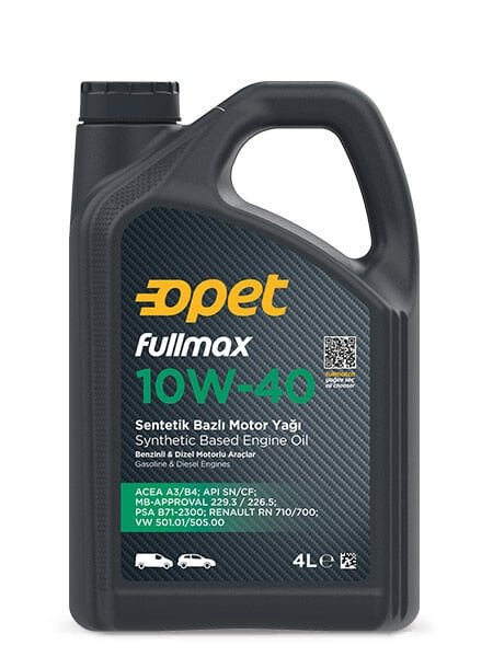 OPET FULLMAX 10W-40 - 4 LİTRE MOTOR YAĞI