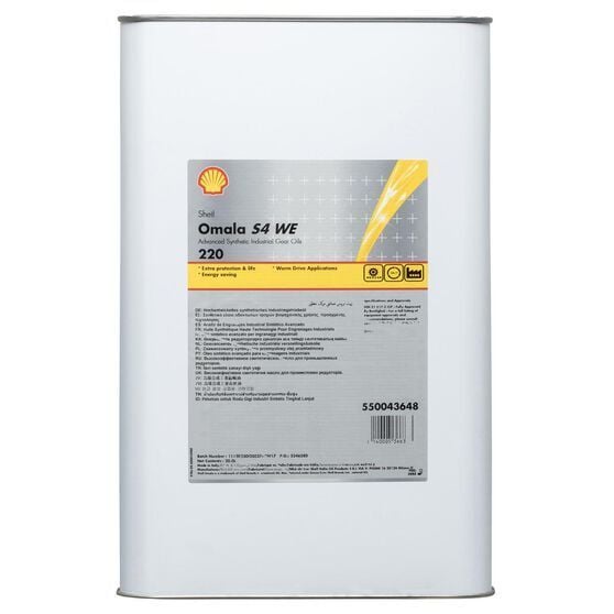 SHELL OMALA S4 WE 220 - 20 LİTRE ŞANZIMAN DİŞLİ YAĞI