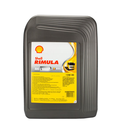 SHELL RİMULA R4 L 15W-40 - 20 LİTRE MOTOR YAĞI