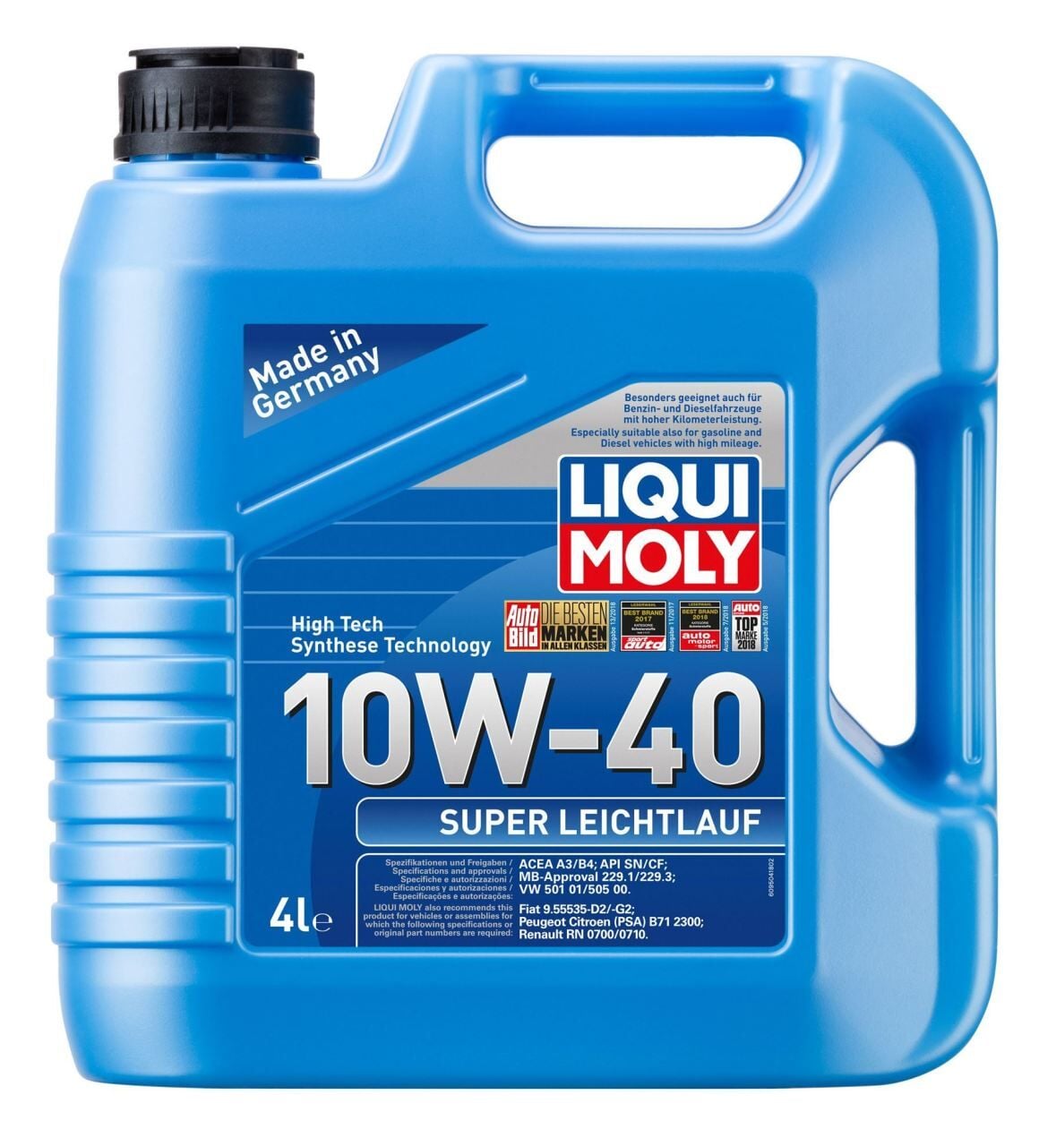 LİQUİ MOLY SUPER LEİCHTLAUF 10W-40 - 4 L (9504) MOTOR YAĞI