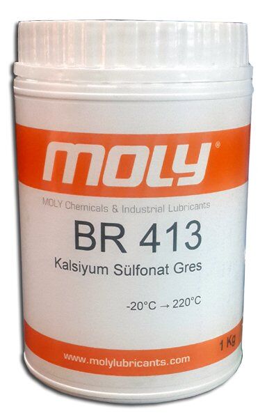 MOLY BR 413 YÜKSEK SICAKLIK VE NEMLİ ORTAM GRESİ - 1 KG GRES YAĞI
