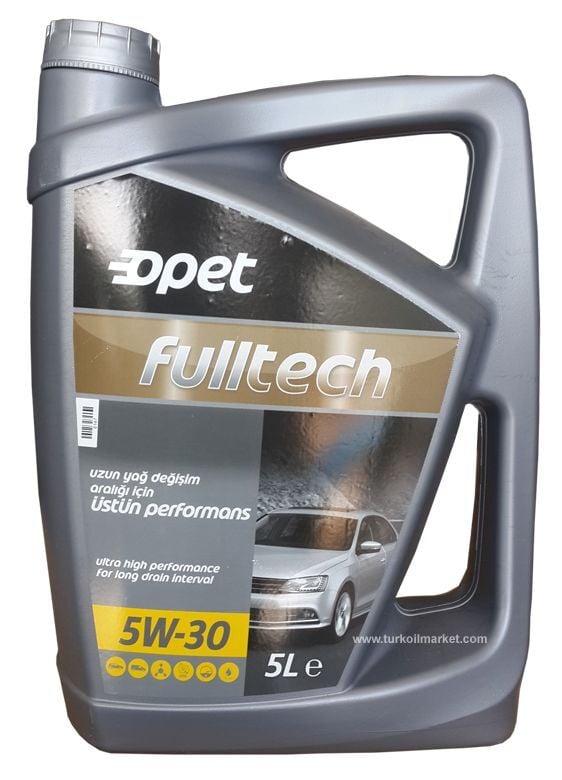 OPET FULLTECH 5W-30 - 5 LİTRE PARTİKÜLLÜ MOTOR YAĞI