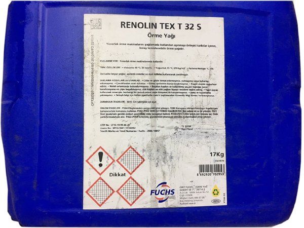 FUCHS RENOLİN TEXT T 32 S - 20 LİTRE ÖRME YAĞI