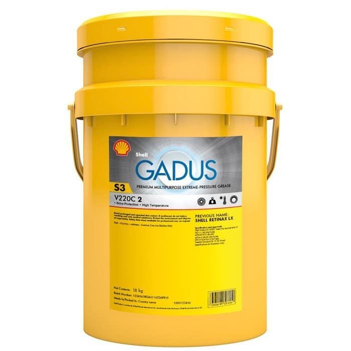 SHELL GADUS S3 V220C 2 -18 KG KIRMIZI GRES YAĞI