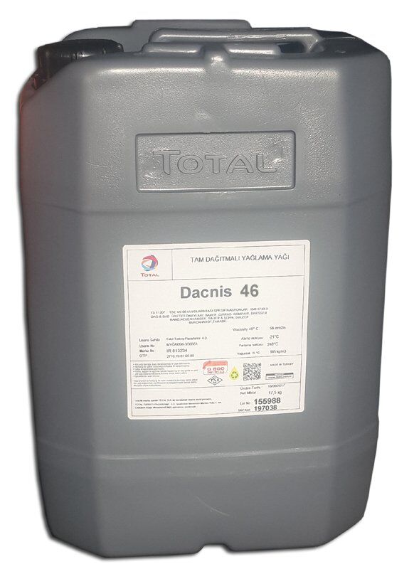 TOTAL DACNİS LD 46 - 20 LİTRE KOMPRESÖR YAĞI