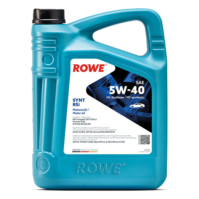 ROWE HIGHTEC SYNT RSI 5W-40 - 5 LİTRE MOTOR YAĞI