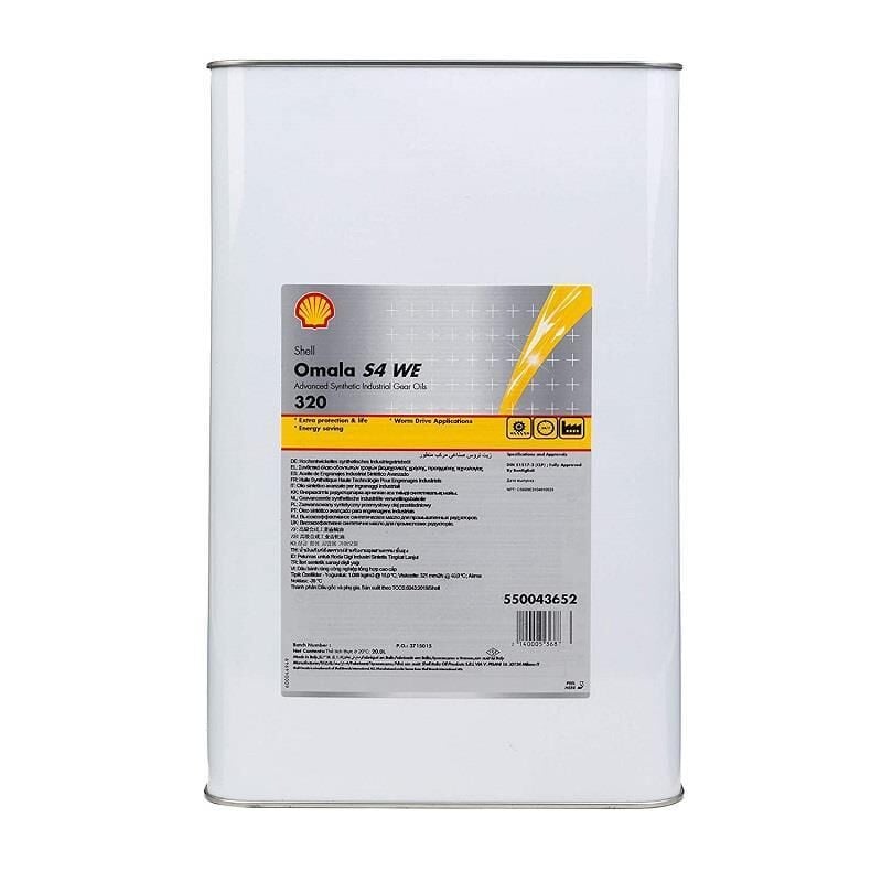 SHELL OMALA S4 WE 320 - 20 LİTRE ŞANZIMAN DİŞLİ YAĞI
