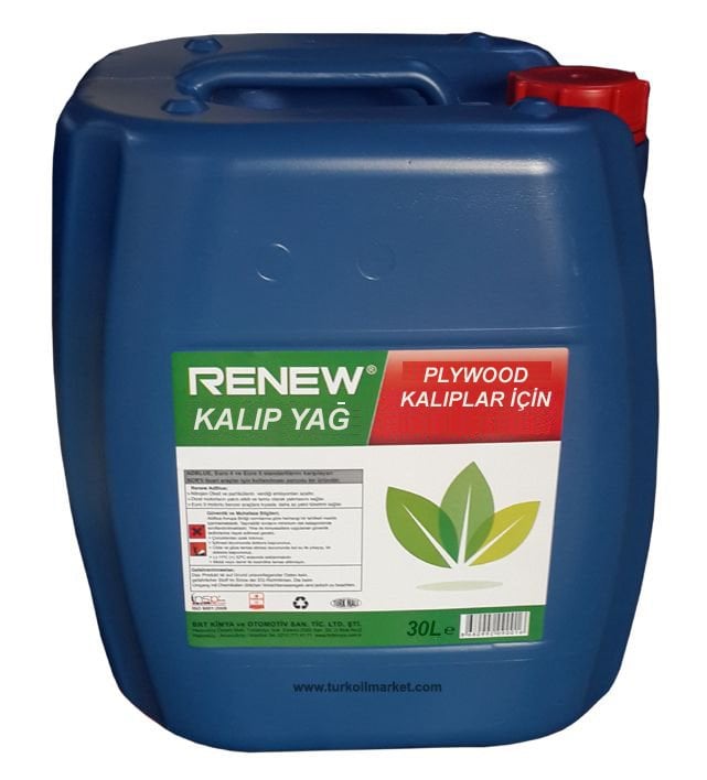 RENEW KALIP YAĞI - 30 L PLYWOOD KALIPLAR İÇİN