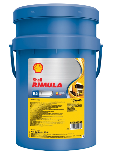 SHELL RİMULA R5 E 10W-40 - 20 LİTRE MOTOR YAĞI