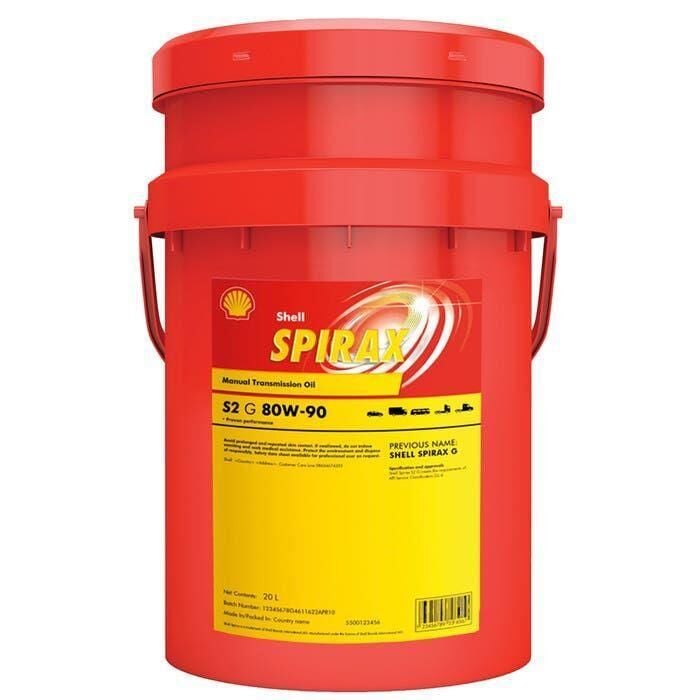 SHELL SPİRAX S2 G 80W-90 - 20 LİTRE ŞANZIMAN YAĞI